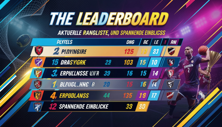 the players leaderboard